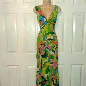 Psychedelic maxi dress